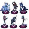Акриловые стоячие таблички для Hazbin Hotel Vox Винсент Аниме Мультфильмы Стенд-знак Настольные декоративные украшения Подарок 15 см