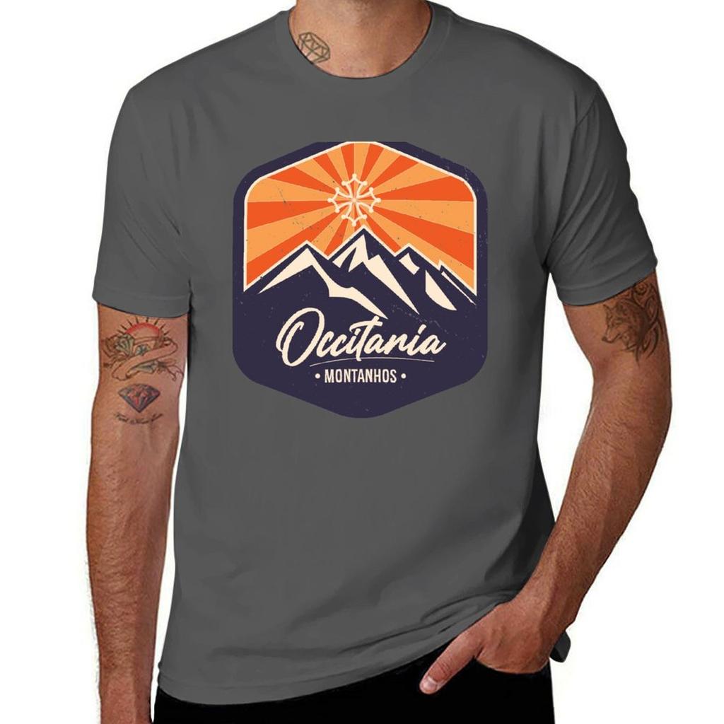 Occitania Montanhas Montagnes dOccitanie TShirt Essential Solid Color TShirt