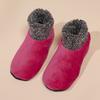 Women's Solid Color Winter Floor Socks Slippers Socks Waterproof Non-slip Thickened Comfortable Warm Floor Socks