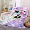 1pc. Rainbow Minnie Mouse Soft Throw Blanket - Cute Home Decor for Roomz013