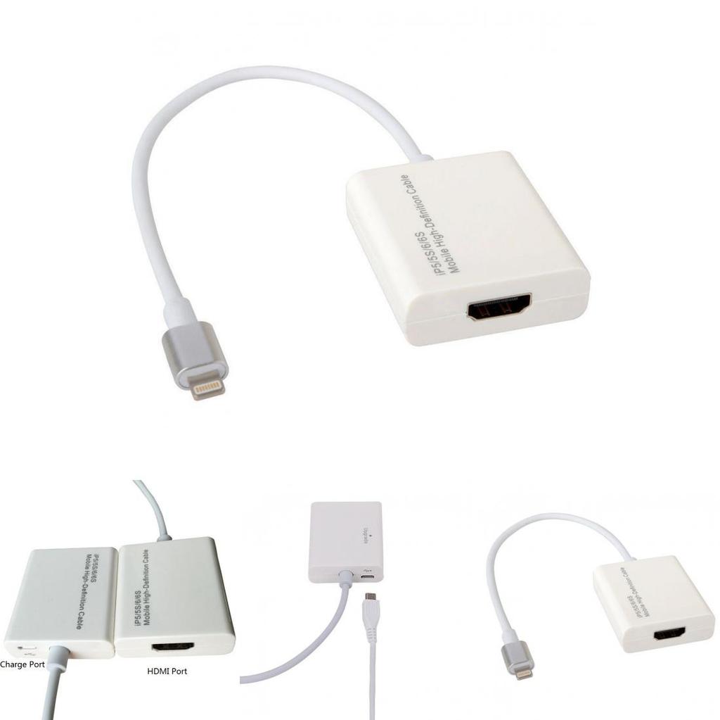 Кабель-адаптер Apple Lightning на HDMI с медным сердечником для зеркалирования экрана и потоковой передачи HD-видео