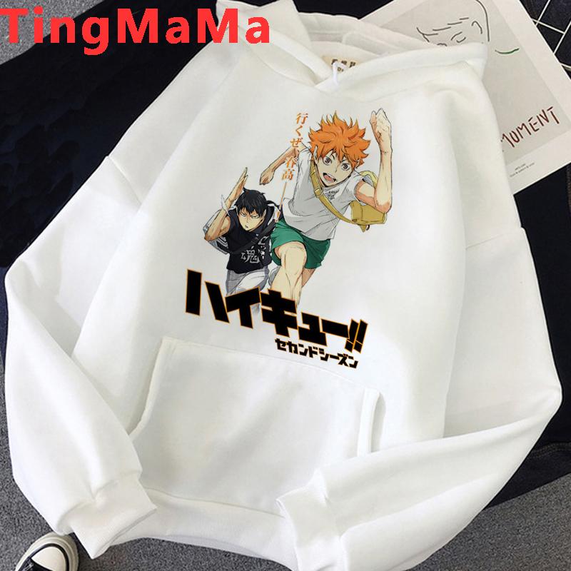 Oya Oya Oya Haikyuu толстовки с капюшоном в японском стиле для мужчин Kawaii мультфильм Nekoma уличная одежда с рисунком Kuroo волейбольные толстовки мужские