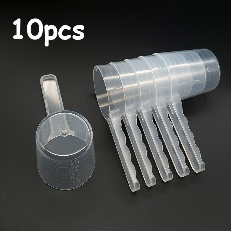 Pet Feeding Spoon with Measurement Markings-Plastic Food Scoop, for Precise Portion Control, Easy-Clean for Dry Food & Wet Meals