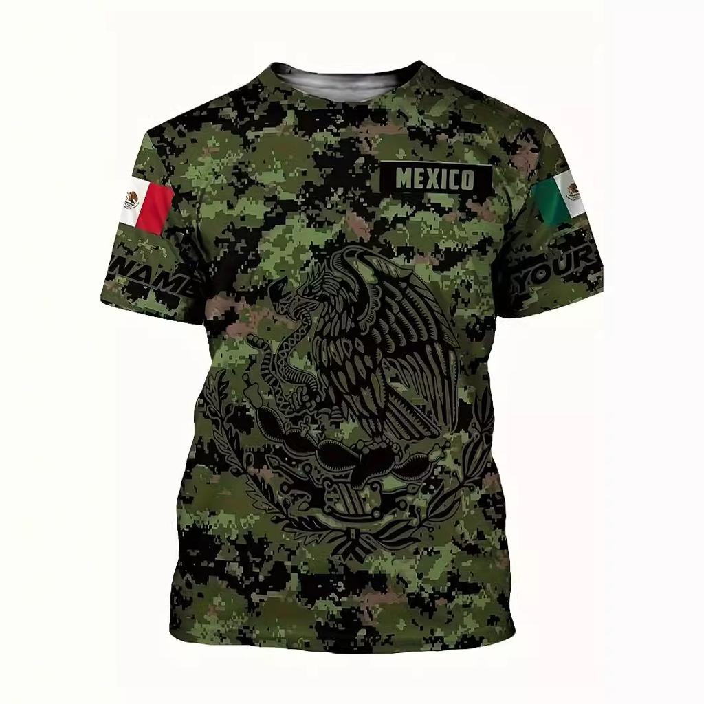 Summer American Flag 3D Printed Men's T Shirts Fashion Casual O-Neck Short Sleeve Sportswear Harajuku Streetwear Oversized Tops