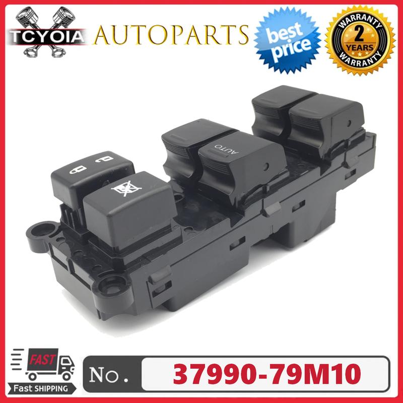 Power Window Switches Auto Master Lifter Control Button Switches OE 37990-79M10 3799079M10 for Suzuki
