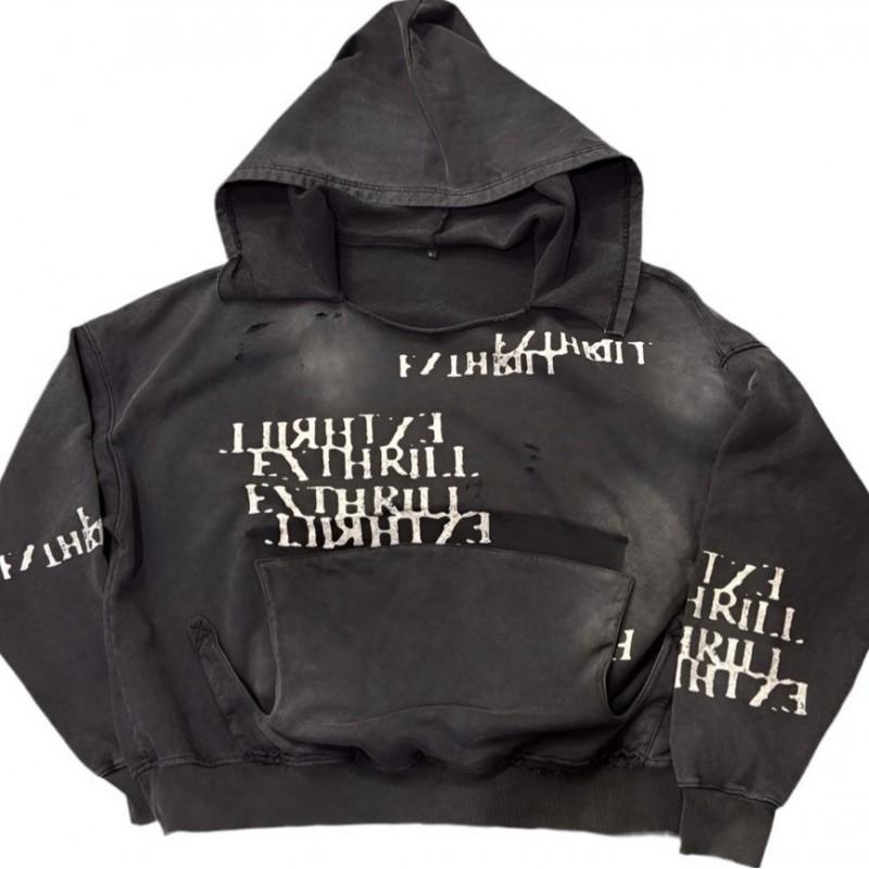 Unisex Oversized Hooded Sweatshirt With 3D Graphic Print Streetwear Loose Fit Zip-Up Pullover Teens Adults