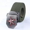Мужской и женский универсальный ремень с автоматической пряжкой для отдыха, моряка и танца, военные фанаты, тканый кожаный ремень, трендовый ремень для брюк, холст