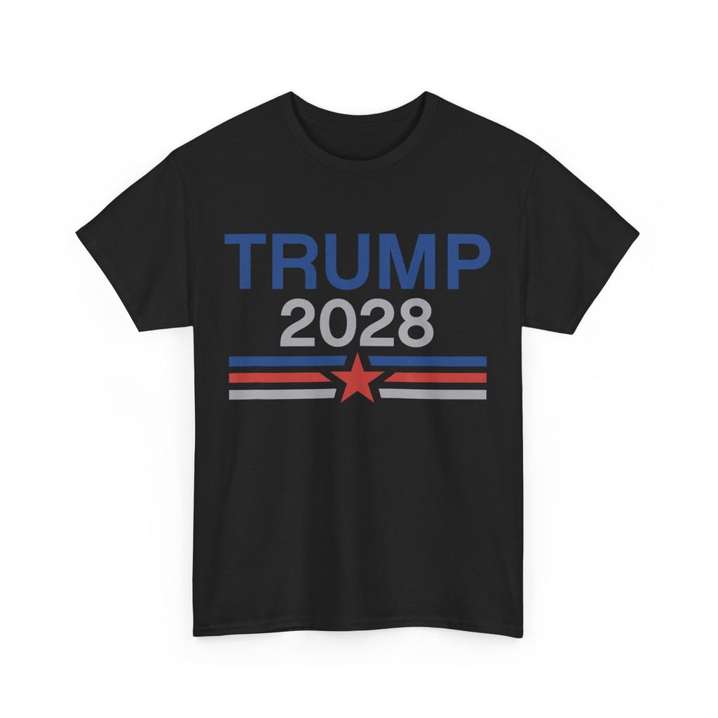 Trump 2028 Minimalist Retro Patriotic Trump Inauguration T-Shirt Mens Womens Tees Top