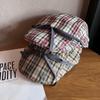 Cap Unique Checkered Women Fashion Beret With Breathable Fabric For Use Daily