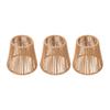 3pcs Small Lamp Shades Replacement Woven Lampshade for Floor Lamps Pendant Light Chandelier