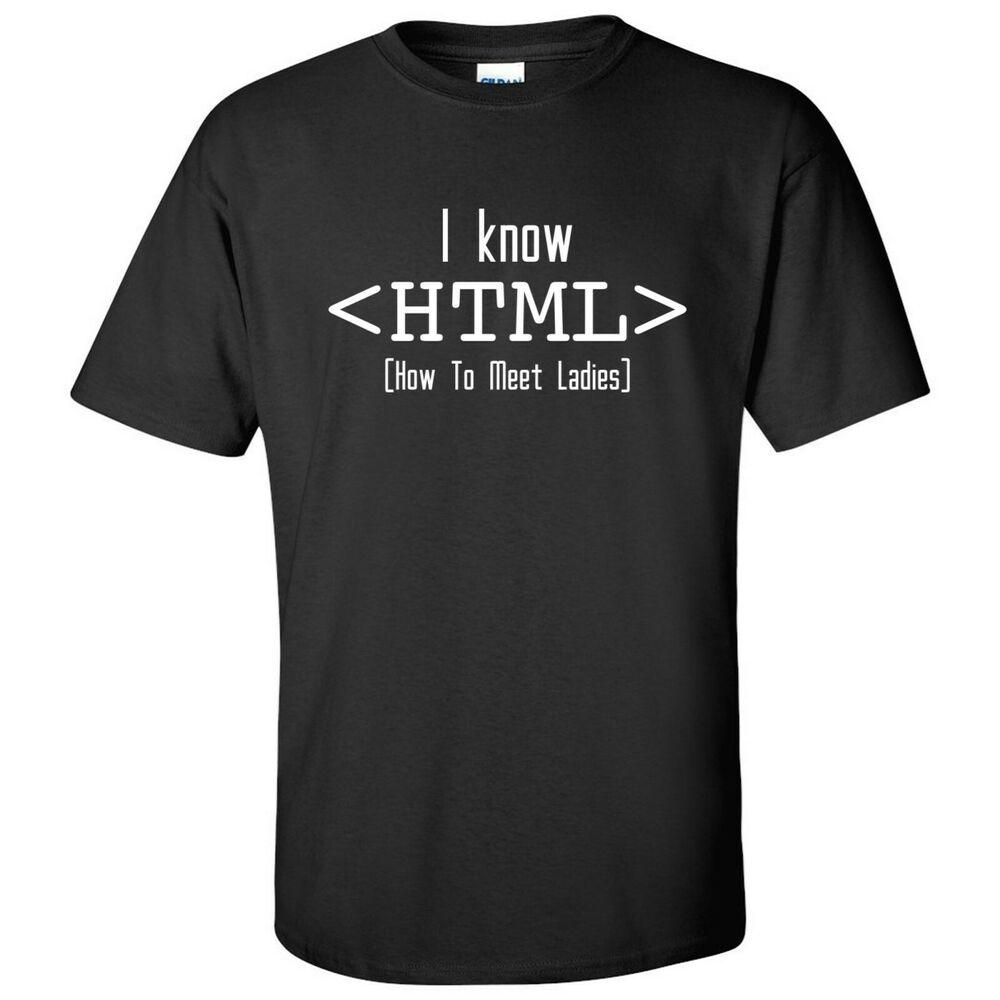 Базовая футболка унисекс «Я знаю Html»