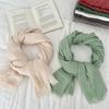 Autumn and Winter Scarf Women's New Versatile Long Solid Color High-end Scarf Warm Scarf Shawl Silk Scarf