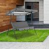 Garden Swing Chair Canopy Cover Kit Sunproof Accessories Easily Install for Lawn Yard Top and