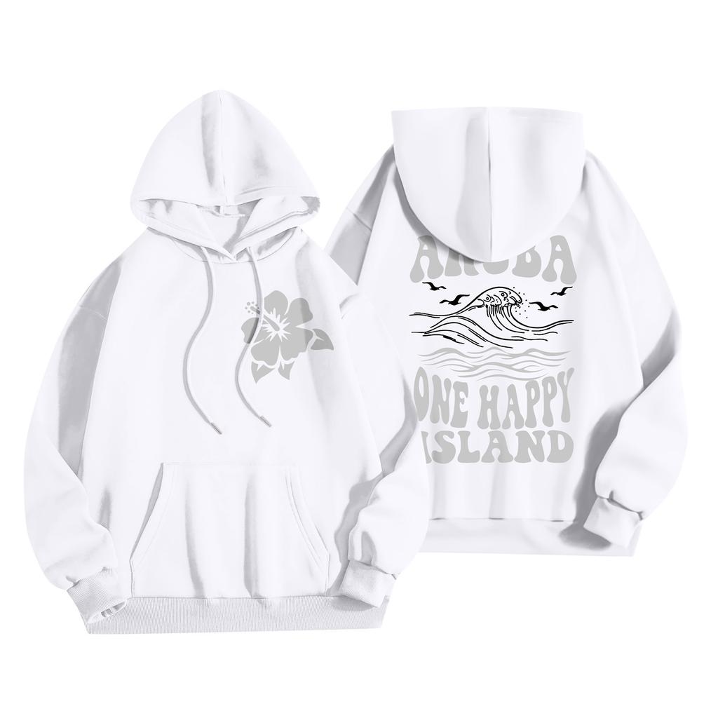 Толстовки для девочек-подростков с длинным рукавом и принтом букв, повседневные графические толстовки с капюшоном, пуловер с завязками, симпатичная толстовка большого размера