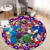 Sonic Adventure Printed Chair Rug for Home Office Use, Living Room Kitchen Game Room Round Carpet