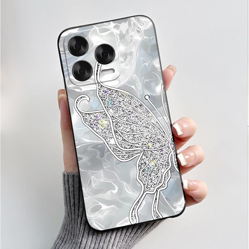 Printing Case For ZTE Blade V70 Vita Fundas For ZTE Nubia V70 Design Capa Soft Silicone Black Shell Cover Cute Flower Case Coque
