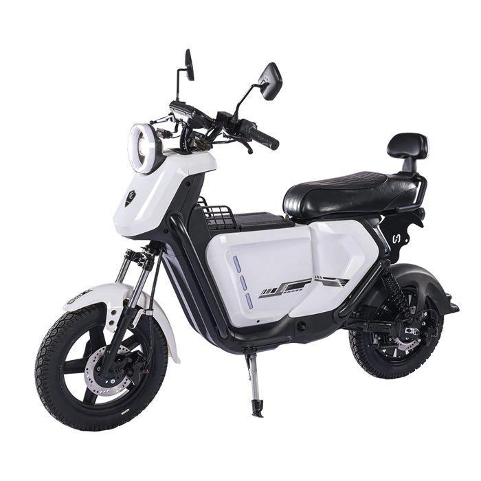 BEZIOR XIAONIU Moto électrique 1500W Camion Vélo, Blanc