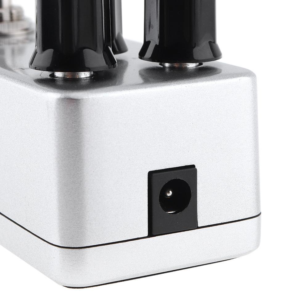 Мини-электрическая гитара, педаль бас-эффекта, компрессор, полностью аналоговая схема, настоящий байпас, цельнометаллический корпус