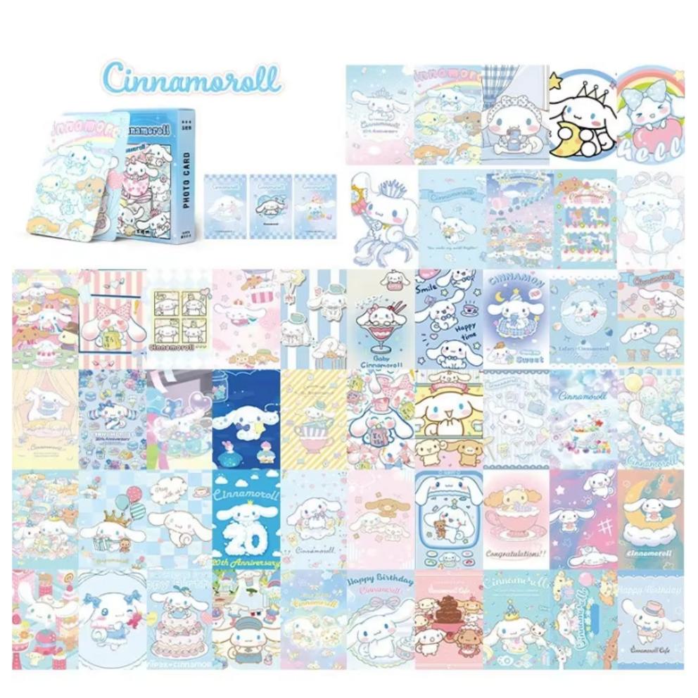 Карточки Персонаж Sanrio 55 листов Голографические товары Фотокарточка, Cinnamoroll, 1 штука