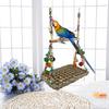 For Parakeets Budgie Bird Toy Hanging Parrot Swing Toy Parrot Climbing Net Bird Perch Pet Hammock
