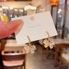 Легкие роскошные серьги-бабочки со стразами, высококачественный дизайн, серьги с цирконием, изысканный темперамент, серьги Catopal для вечеринки