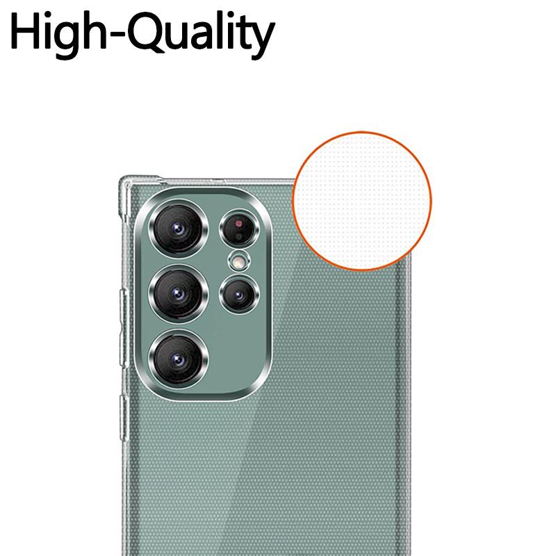 Противоударный мягкий силиконовый прозрачный чехол для телефона с подушкой безопасности для Samsung Galaxy S24 S21 FE S22 S23 5G Plus S23 + S23 Ultra M14 M34 A15 A25 A35 A05 A05S