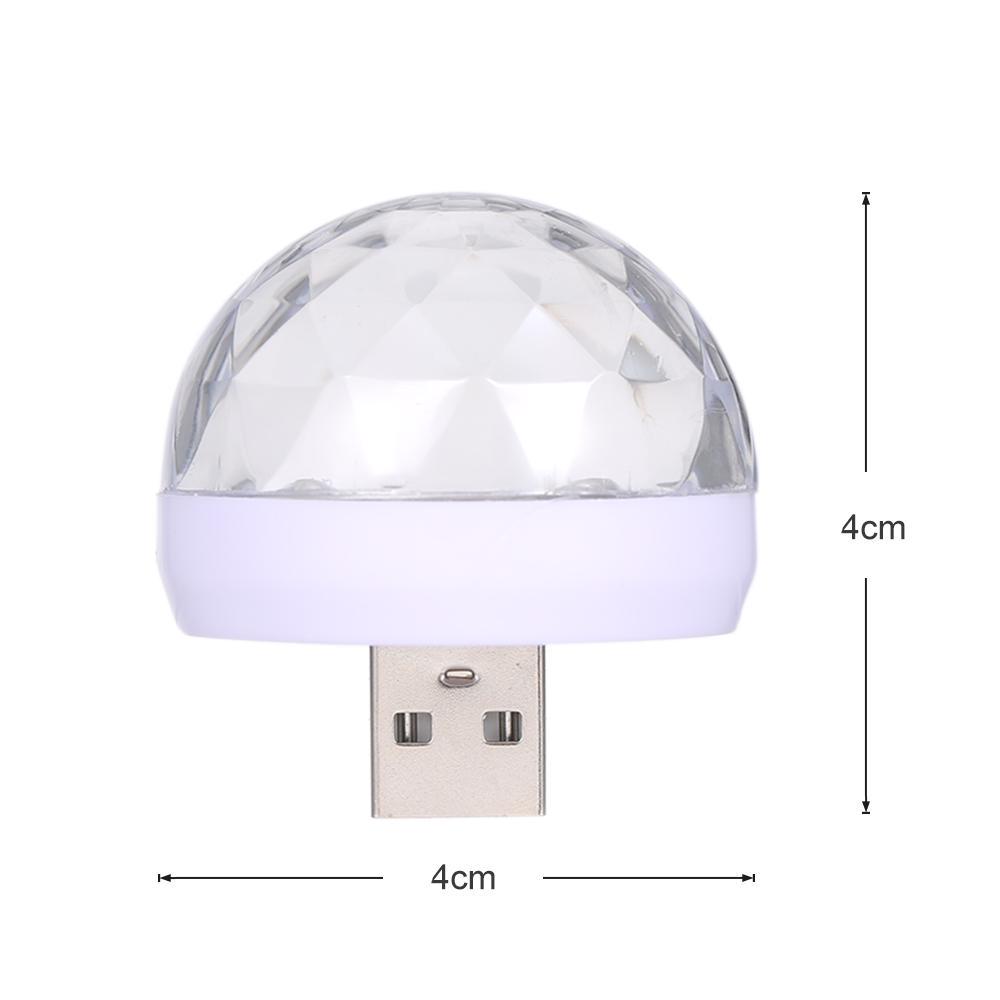 Полезная 4W 3 светодиодная USB RGB красочная сценическая лампа неонового света для вечеринки в диско-баре