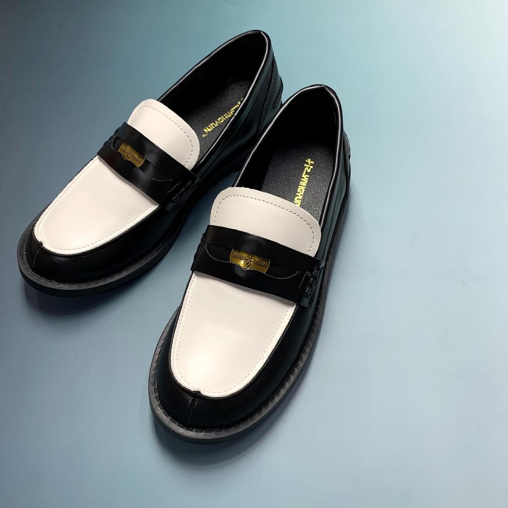 Трендовые лоферы на платформе с массивным каблуком из лошадиной кожи: Винтажный потертый цвет, универсальный и модный