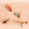 40pcs Simulation Fly Shape Fishing Hooks With Box Fast Sinking Artificial Insect Fishing Tackle