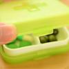 Sealed Medicine Box 4 Grids Tablet Holder Container Portable Pill Organizer Case  Travel