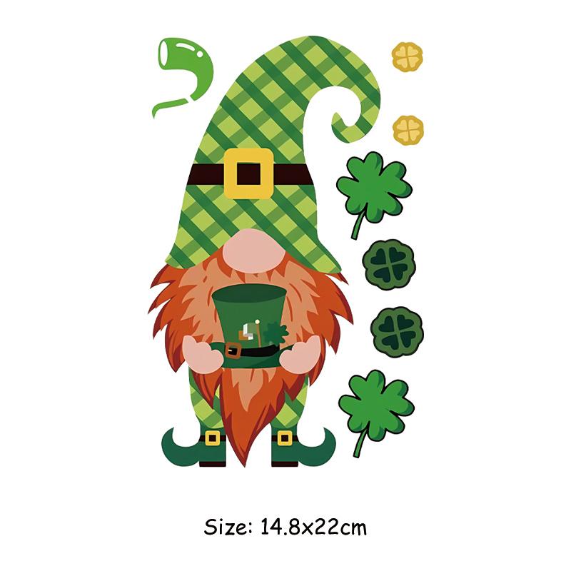 St Patrick Day Iron-On Transfer Hoodies Parches Ropa Diy Clothes Sticker Heat Transfer T-Shirt Thermal Patch For Pet Doll Cothes