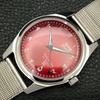 ВИНТАЖНЫЕ МУЖСКИЕ ЧАСЫ HMT JANATA ИНДИЙСКИЕ С КРАСНЫМ ЦИФЕРБЛАТОМ И АРАБСКИМИ ЦИФРАМИ, ЗАВОДЯЩИЕСЯ ВРУЧНУЮ a441034-4