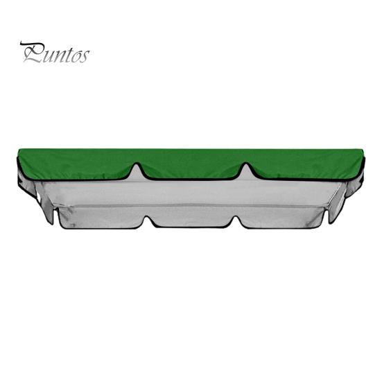 Swing Chair Canopy Replacement Waterproof Anti-UV 2-3 Seater Swing Chair Top Cover Outdoor Garden Porch Patio Swing Seat Sun Shade Awning