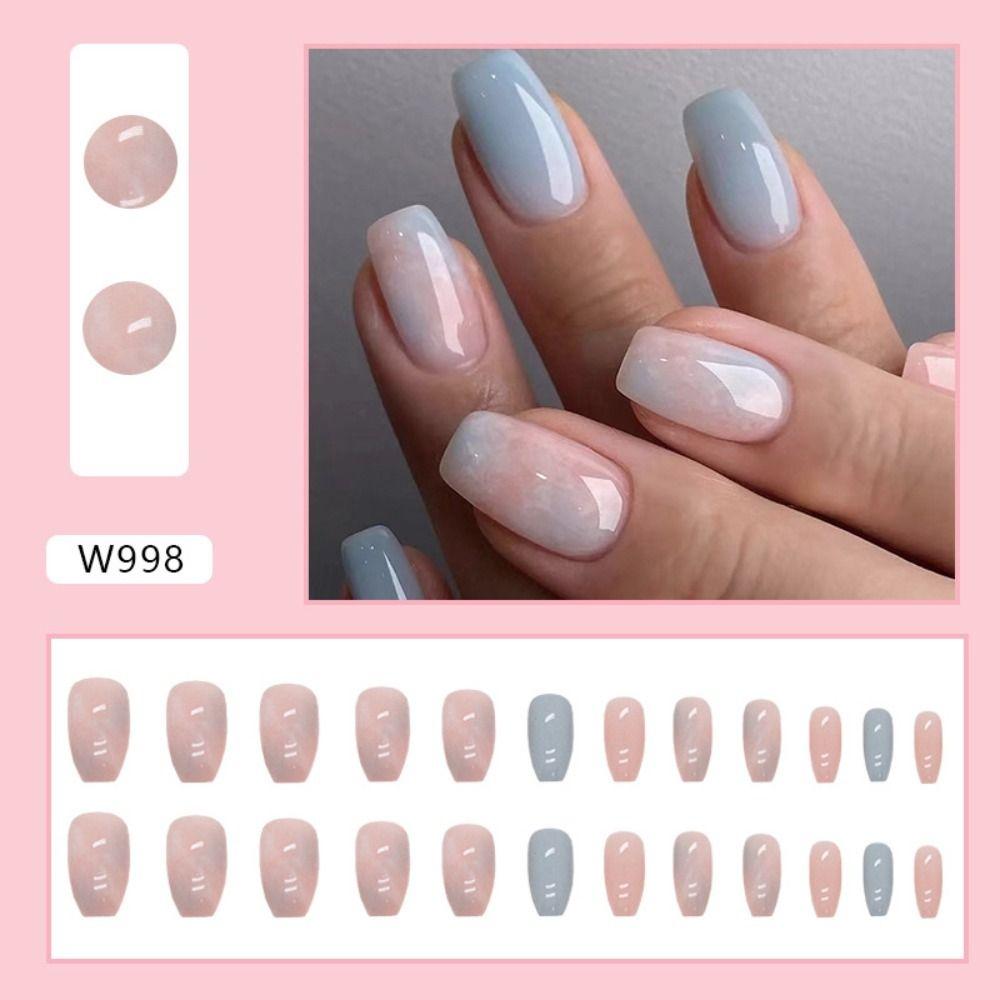 French False Nails Long Ballerina Nail Tips Fashion Press On Nails DIY