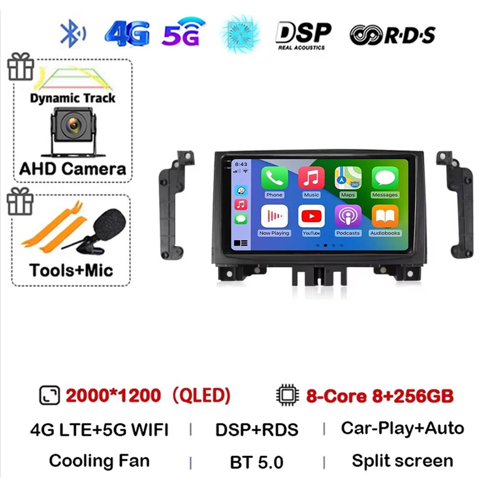 Android 14 qled для vw Craft для Mercedes Benz Sprinter 2006-2016 радиоприемник для автомобилей Android Carplay Auto 4G Wi-Fi Navegação GPS