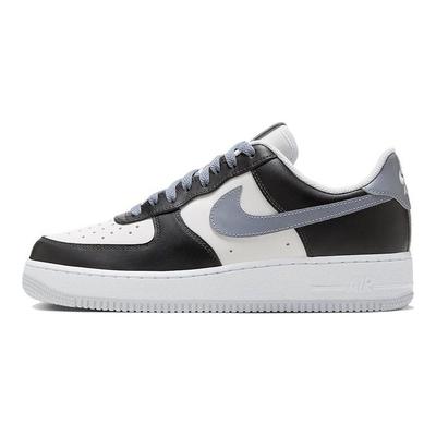 Air Force 1 Кожаные Кроссовки-Слипоны Нескользящие Легкие Низкие Кеды для Скейтборда Унисекс Белый Черный Серый FD9065-100