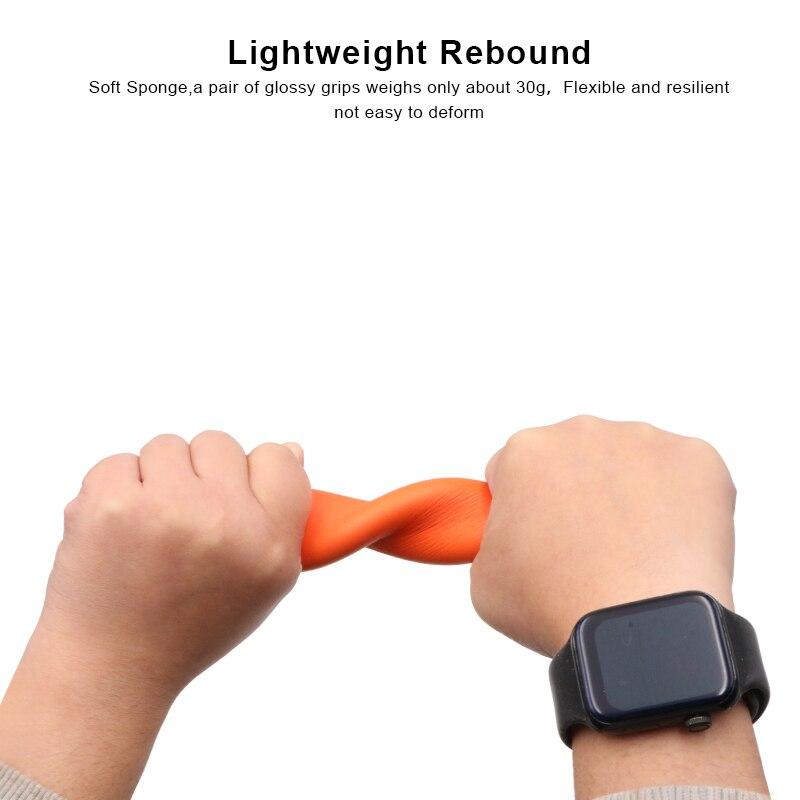 1 пара сверхлегких велосипедных ручек из мягкой губки, удобные чехлы на руль для горного шоссейного велосипеда, нескользящие, ударопрочные, детали для велосипеда