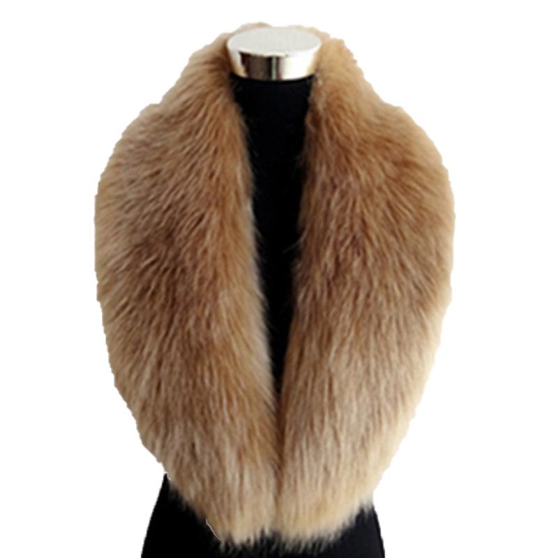 1Pc Women Thicker Shawl Warm Faux Fur Fluffy Scarf Winter Leather Collar