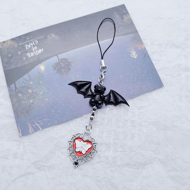 Cute Cellphone Strap Lanyard Gothic Phone Chain Rope for Keys Bag Accessories