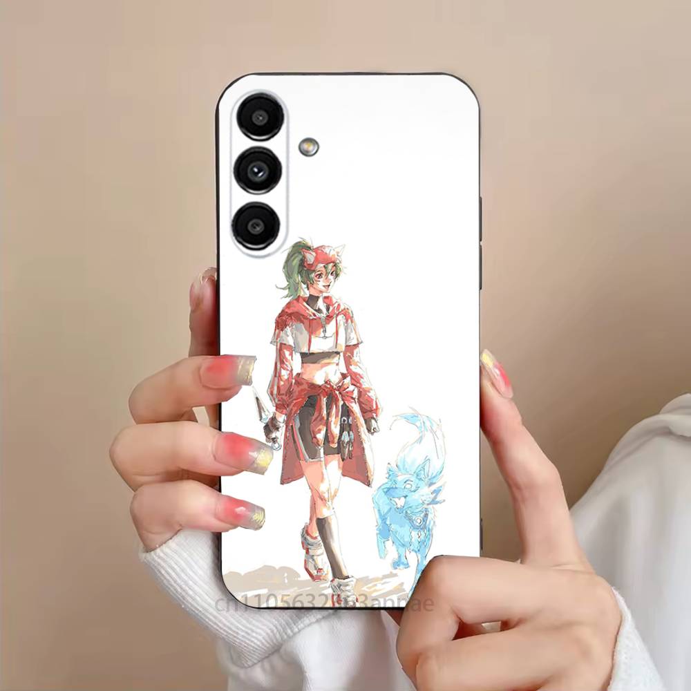 Чехол для телефона Kiriko O-OverwatchES для Samsung S25,24,23,22,21,S20,Ultra,Plus,FE Черный Мягкий Чехол