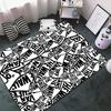 Fashion Logo Carpets and Rug 3D Printing Carpet Floor Mat Living Room Bedroom Large Area Soft Carpet(JM019)