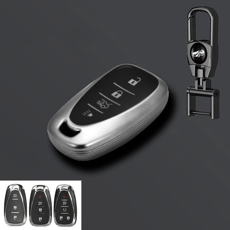 Серый ТПУ Чехол-футляр для автомобильного ключа для Chevrolet Onix Equino Orlando Cruze Spark Sonic Camaro Volt Bolt Trax Malibu Blazer Traverse