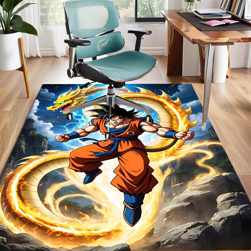 1pc Dragon Ball2 Design Area Rug - Non-Slip, Soft & Cozy Floor Mat for Living Room, Bedroom, Office - Indoor/Outdoor Decorative Carpet