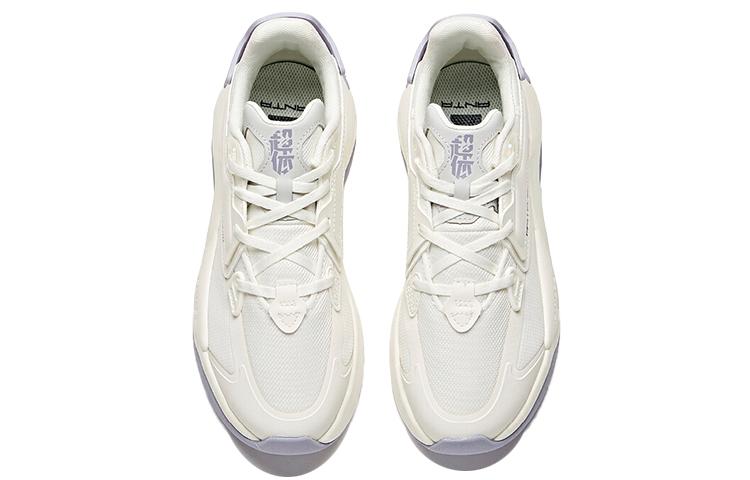 Women's Sneakers Anta Life Collection Abrasion Resistant Breathable Low top Skateboard Shoes Women's White