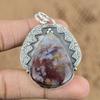 Подвеска из натурального камня Мукаит, серебро 925 пробы, индийские украшения для девушек