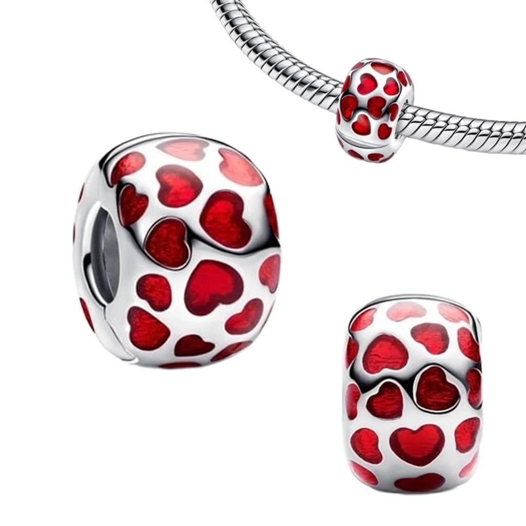 Роскошные Медные Цветные Разделительные Бусины Цветы Бабочка Звезда Луна Клип Шарм Для Оригинального DIY Браслета Изысканные Ювелирные Изделия