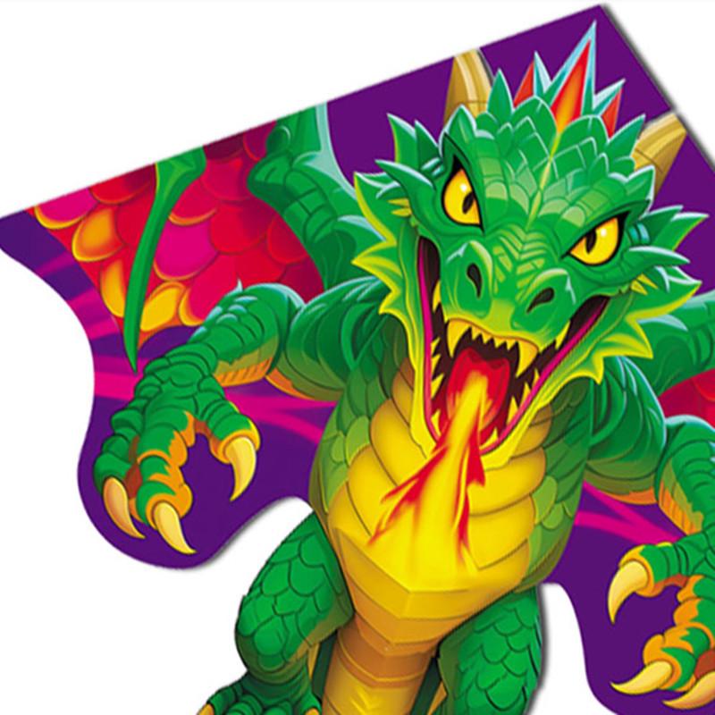 Детский зеленый воздушный змей Птеродактиль-Дракон - Популярный дизайн мультяшного динозавра