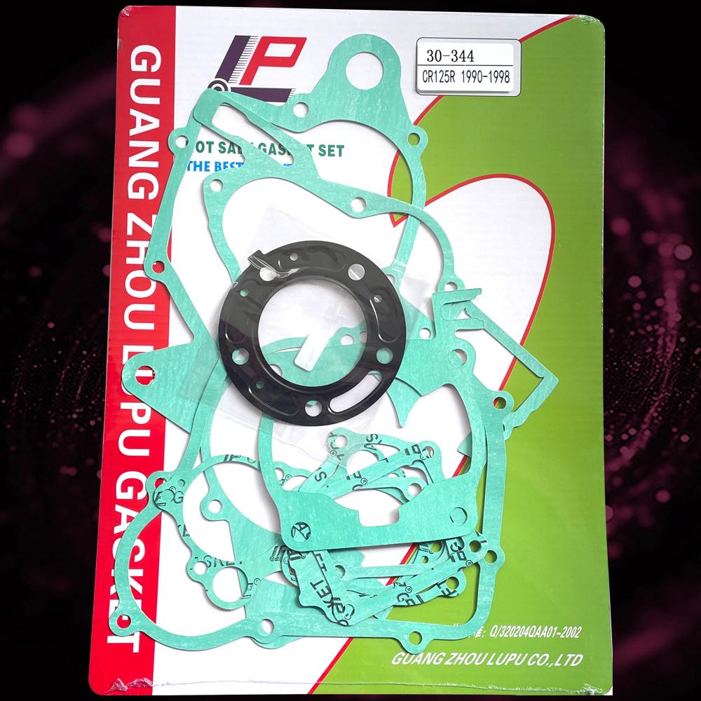Motorcycle Crankcase Engine Covers Cylinder Head Gasket Kits Set For Honda CR125R CR125 R CR 125R 1990-1997