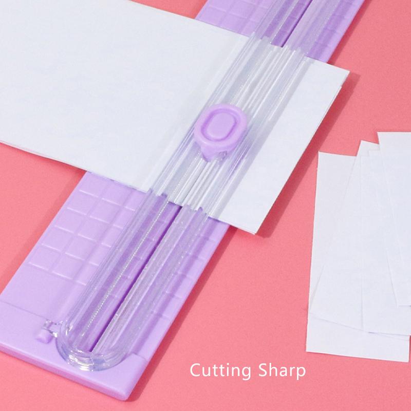 Portable A3 Paper Cutter Photo Cutter High Quality Durable Morandi Color Manual Cutting Tool Student School Office Supplies