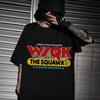 WSQK The Squawk 945 FM Футболка Летняя Мужская Женская Y2K Роскошная Мода Удобное Качество Оверсайз Футболка